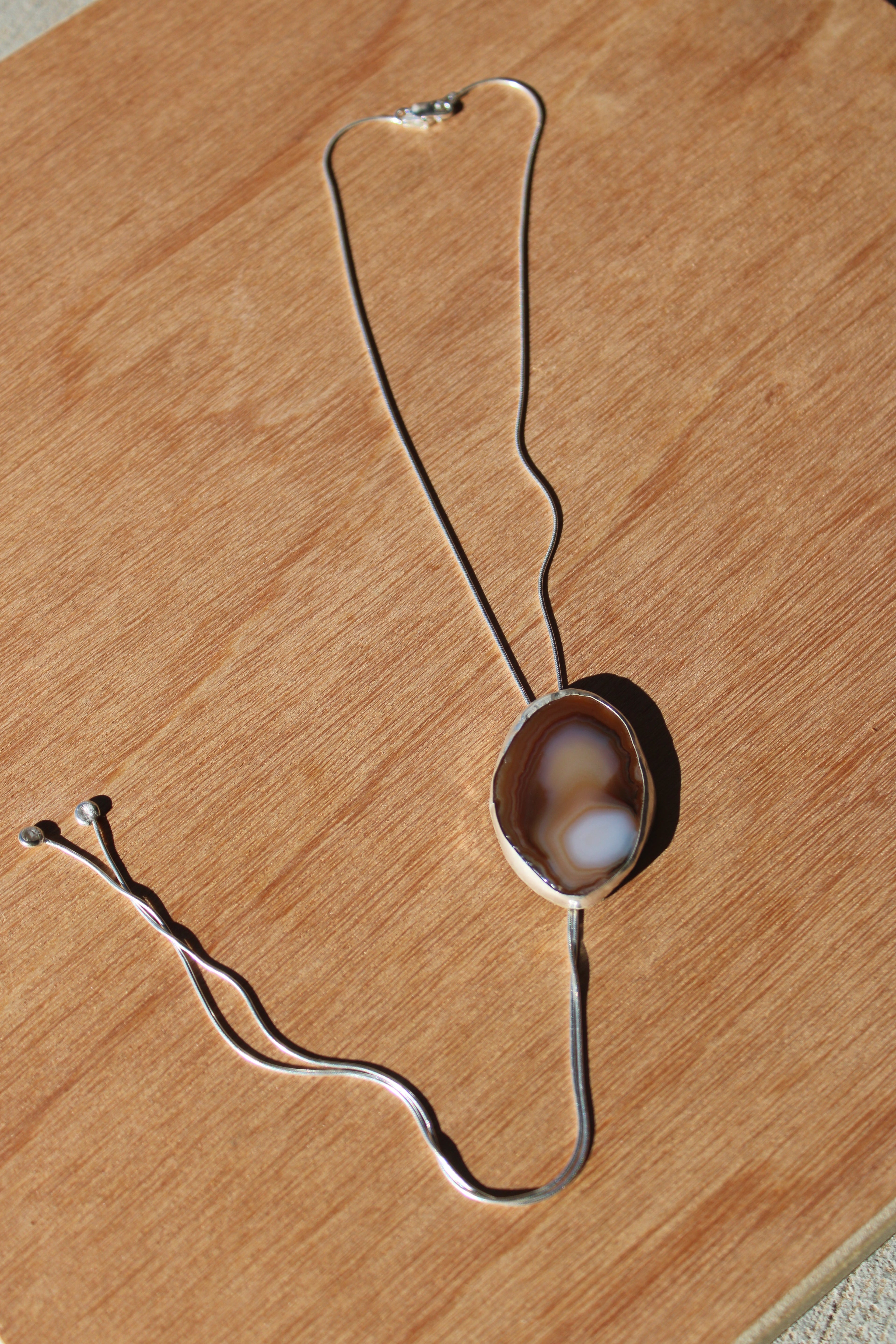 mocha bolo tie